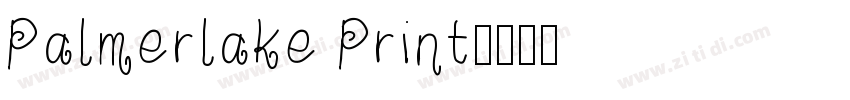 Palmerlake Print字体转换